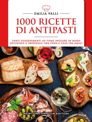cover image of 1000 ricette di antipasti